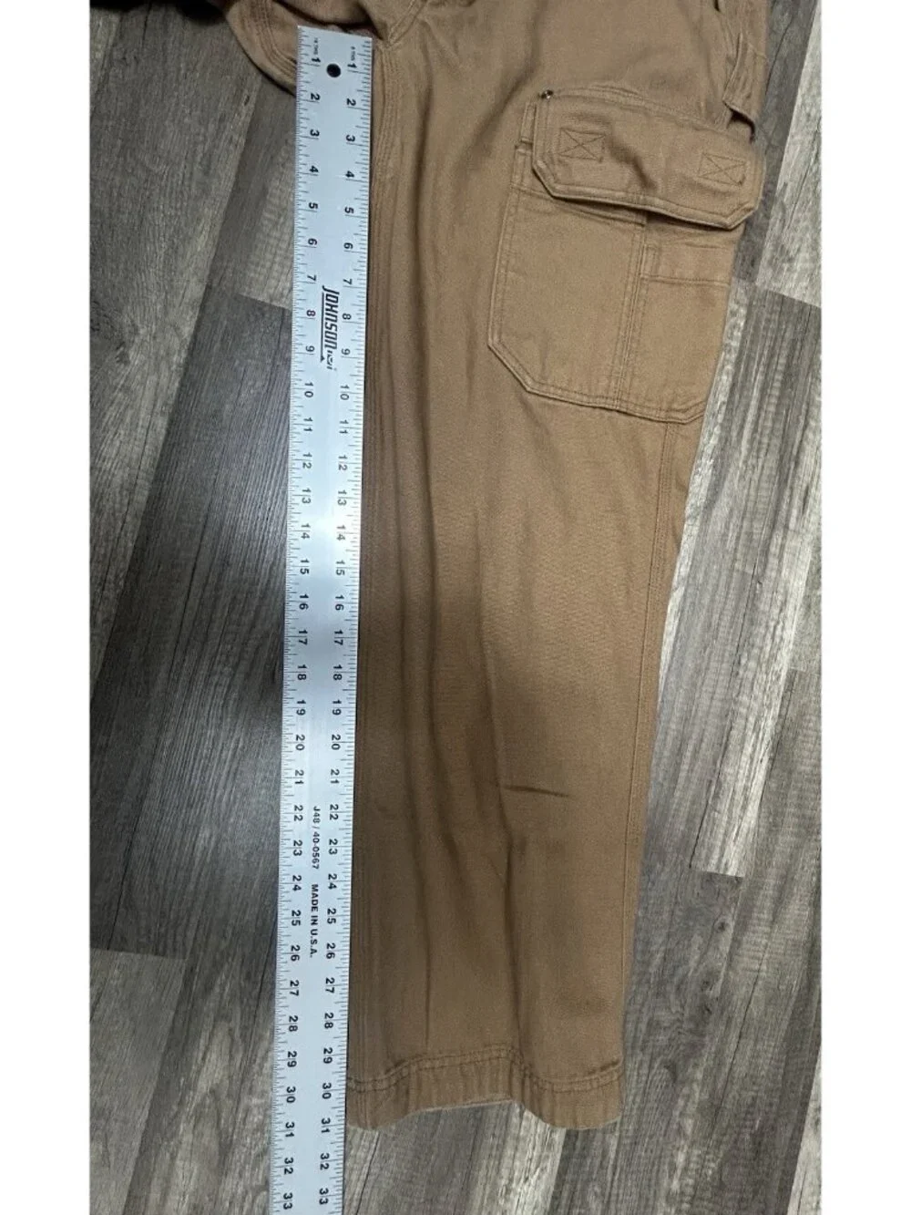 Duluth Flex Fire Hose Relaxed Fit Cargo Work Pants 36x32 brown 92204 Utility - Picture 8 of 8